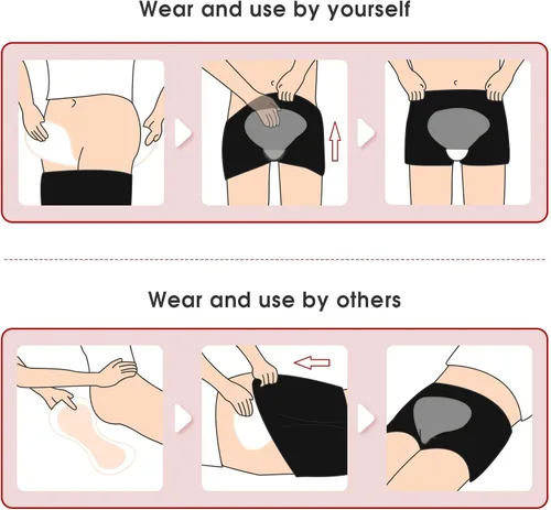 Vista 7 de HANSILK Seamless Mesh Postpartum Underwear C-Section Delivery Post Surgical Recovery Disposable Washable Women's Panties