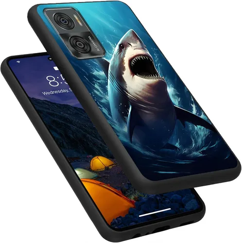 Vista 176 de Funda para Motorola Moto G Play 4G 2024, delgada y ligera, de silicona de TPU suave, color negro, ultrafina, para Motorola Moto G Play 4G 2024, Art