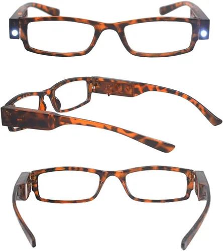 Vista 3 de Gafas de lectura con luces LED lectores con luces Lector de lupa +59.1 in