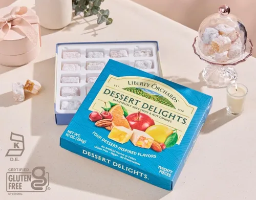 Vista 5 de Liberty Orchards Delicias de frutas y delicias de postres, paquete de 20 onzas