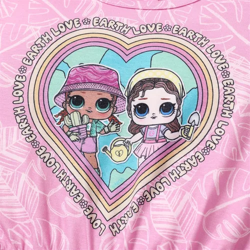 Vista 4 de L.O.L. Surprise! Mono sin mangas de una pieza para niña con estampado de muñeca de personaje