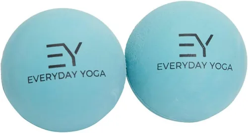 Vista 4 de Everyday Yoga Juego de pelotas de terapia de masaje de 2.5 pulgadas, equipo de yoga para masaje de tejido profundo, recuperación muscular y alivio