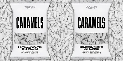 Vista 10 de Caramelos blancos envueltos individualmente, bolsa de 2 libras, aproximadamente 190 piezas