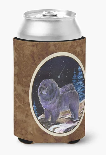 Vista 142 de Caroline's Treasures SS8447CC Starry Night English Bulldog - Enfriador para latas o botellas, lavable, funda plegable con aislamiento para bebidas