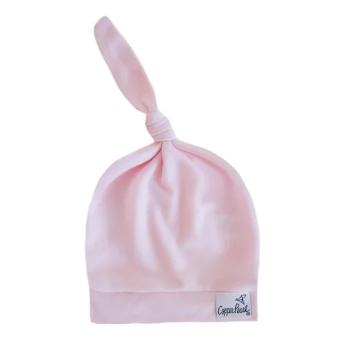 Vista 11 de Copper Pearl Gorro de bebé con nudo superior elástico suave Dolce