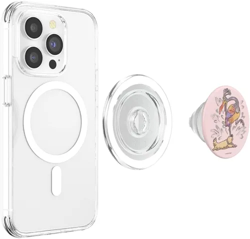 Vista 4 de Disney Pixar Up Kevin And Dug PopSockets MagSafe PopGrip para iPhone