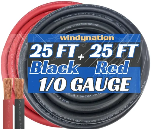 Vista 37 de WNI - Cable de cobre para soldar baterías calibre 1/0, 10 pies, color negro, 10 pies color rojo, AWG, ultra flexible, fabricado en los Estados