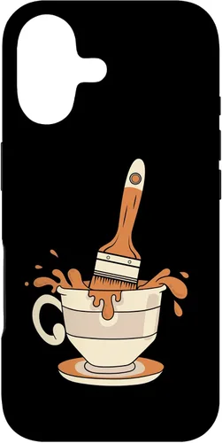 Vista 32 de Painter Coffee - Varnisher Paint Painting Case for iPhone 16