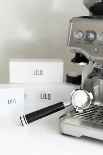 Vista 6 de LILQ Portafiltro sin fondo desnudo de 54 mm compatible con Breville Barista Express, Barista Pro, Bambino y más – Incluye cesta de 18-20 g