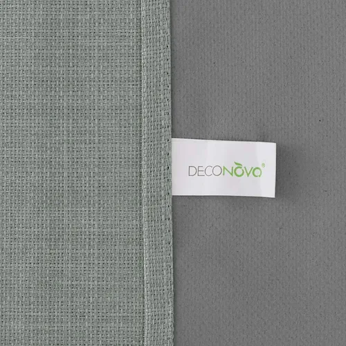 Vista 8 de Deconovo - Cortinas de oscurecimiento total, cortinas de lino sintético de ahorro de energía con revestimiento de 3 capas para ventana pequeña, 42 x