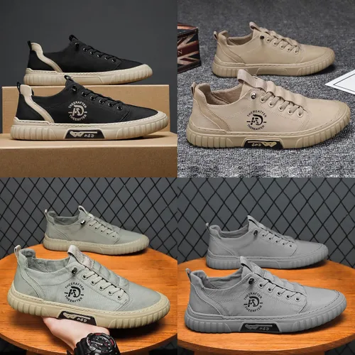 Vista 5 de AngryMonkey Hopomart - Zapatos deportivos de verano transpirables para hombre, antideslizantes, para viajes al aire libre, tenis deportivos