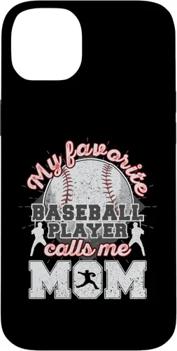 Vista 15 de Baseball Mom My Favorite Baseball Player Calls Me Mom Case for iPhone 17