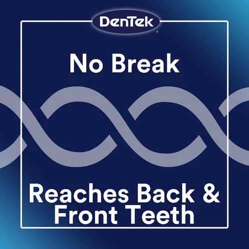 Vista 5 de DenTek Complete Clean - Púas de hilo dental de fácil alcance, sin romper y sin triturar, 75 unidades (el paquete puede variar) Dental Flossers