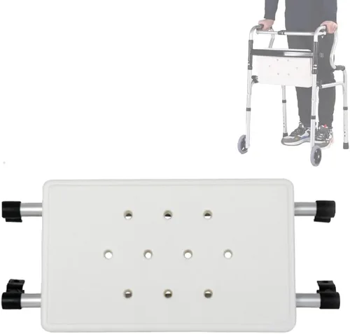 Vista 6 de Asiento plegable para asiento acoplable, capacidad máxima de peso de 250 libras, rango ajustable: 20 a 24 pulgadas (B)