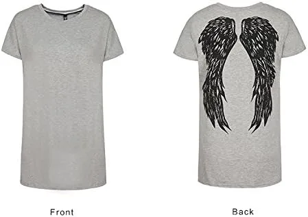 Vista 5 de FV RELAY - Camiseta de manga corta con alas de ángel para mujer