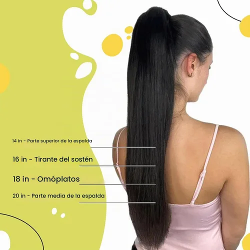 Vista 6 de RUNATURE - Extensiones de cabello humano con cola de caballo, 18 pulgadas, 2.82 oz, #3P12, sedoso B-09-#3P12