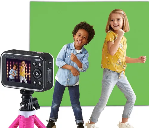 Vista 5 de VTech KidiZoom Creator Cam, Rosa con Brillantina