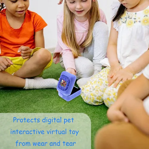 Vista 6 de Funda de silicona compatible con Bitzee Digital Pet Interactive Virtual Toy, funda protectora para mascotas electrónicas virtuales Bitzee