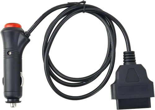 Vista 7 de Encendedor con botón de interruptor a OBD2 16Pin conector hembra ECU Cable 12V DC Fuente de alimentación (1M/3.3ft) Cambiar encendedor