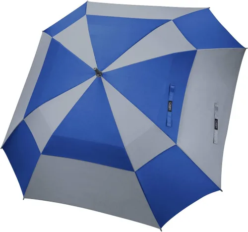 Vista 13 de G4Free Paraguas de golf extra grande de 62/68 pulgadas, cuadrado, ventilado, resistente al viento, apertura automática, doble toldo de gran