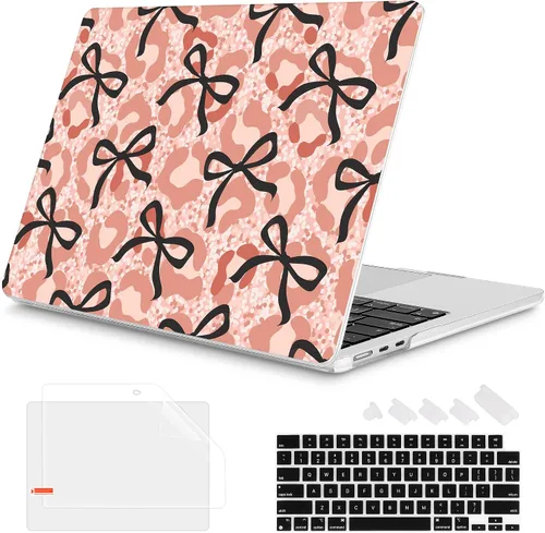 Vista 26 de Mektron Diseñada para MacBook Air 2025/2024/2023 de 15 PULGADAS M4 A3241 /M3 A3114 /M2 A2941, Carcasa de Cubierta Rígida de Plástico Impreso