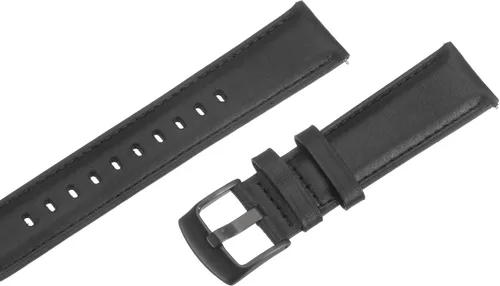 Vista 3 de HARFINGTON Correa de reloj de cuero genuino de liberación rápida para hombres y mujeres