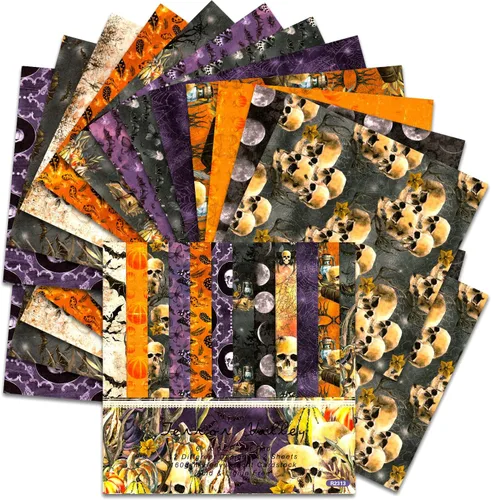 Vista 17 de BLEDS Papel de álbum de recortes, bloc de 24 hojas de papel para álbumes de recortes de manualidades de 12x12 pulgadas con patrón de galaxia