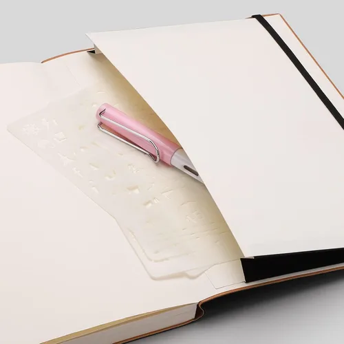 Vista 5 de AHGXG Paquete de 2 cuadernos B5 con cuadrícula de puntos (7.6 x 10 pulgadas) con papel grueso de puntos de 4.23 oz/m², cubierta de cuero suave, negro