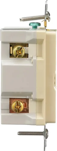 Vista 5 de EATON SGFD20V Receptáculo Gfci autocomprobado, 125 V, 20 A, 2 polos, 3 cables, marfil