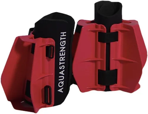 Vista 6 de Aquastrength Aletas de resistencia acuática Aumenta el arrastre para fuerza y tonificación Pesas de piernas de agua para piscina Guía