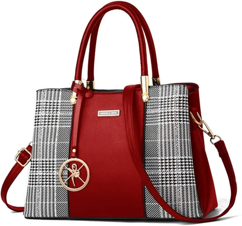 Vista 34 de KURGOOL Bolsos y bolsos de mano para mujer, bolso de hombro con asa superior, bolsa de mensajero para mujer