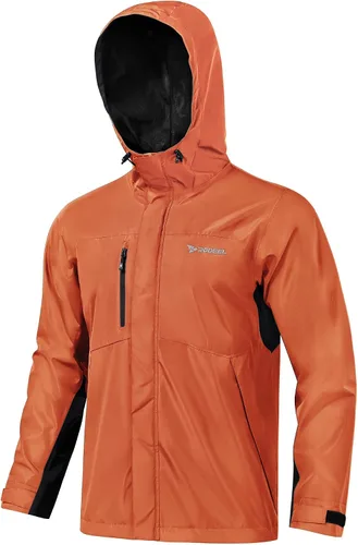 Vista 10 de Rodeel Traje impermeable para pesca para hombres (conjunto de chaqueta y pantalón de lluvia)