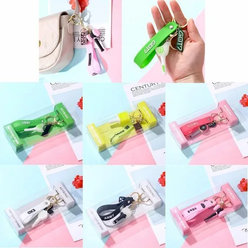 Vista 4 de SCISSH Enhypen TXT Treasure Kpop - Juego de llavero colgante para teléfono, accesorios con marca de soporte, hermosa caja de regalo, TWICE
