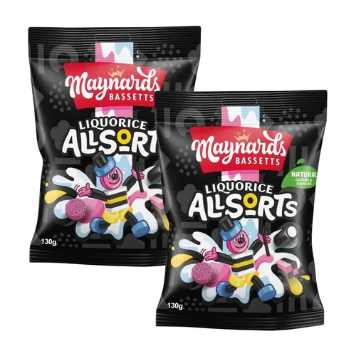Vista 2 de Bassett's Regaliz Allsorts (5.82 oz) - Paquete de 2