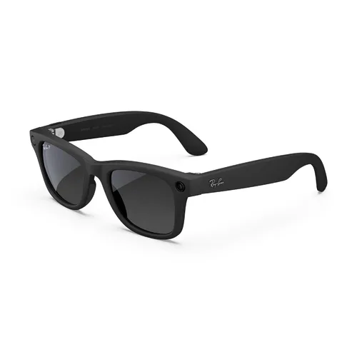 Vista 10 de Ray-Ban Meta (Gen 2) Wayfarer Grande, negro mate, lentes Transitions® Grey Negro mate/gris de transición