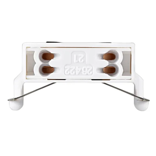 Vista 6 de uxcell 2 unids T8 soporte de luz fluorescente G13 base no derivada lámpara lápida enchufe AC 500 V 2A para tubo fluorescente LED
