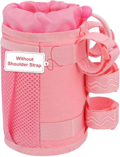 Vista 11 de WUVOP Soporte para Tazas de Bicicleta, Soporte para Botella de Agua de Manillar para Bicicletas con Bolsillos de Malla, Jaula Universal para Botella