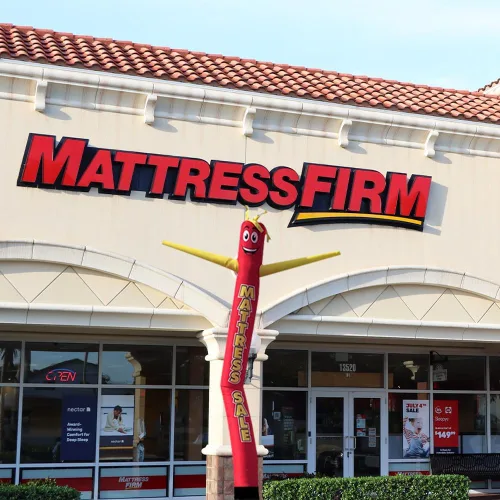 Vista 2 de Venta de colchón de 20 pies de alto, tubo inflable para hombre, marioneta de baile para publicidad al aire libre, solo bailarín de repuesto, rojo