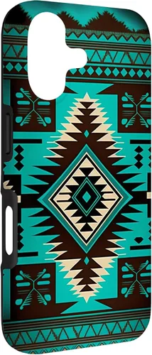 Vista 3 de South West Turquoise Native American Aztec Pattern Case for iPhone 17