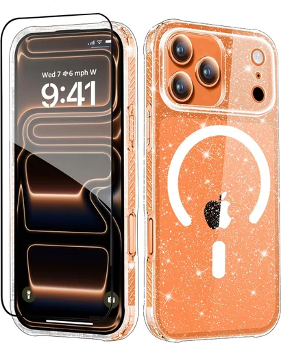 Vista 14 de MIODIK Compatible con Funda para iPhone Air, [Compatible con Magsafe] con Protector de Pantalla y Protección de Cámara Mejorada, Funda Protectora