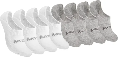 Vista 8 de Saucony 8 pares de calcetines invisibles acolchados para mujer. Armario (8 Pares)