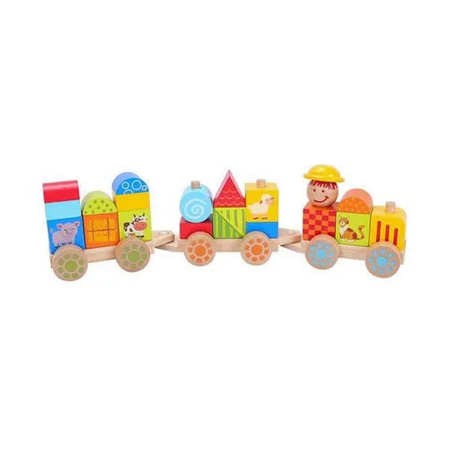 Vista 6 de Juguete de bebé Moltó Happy Train 23 Piezas
