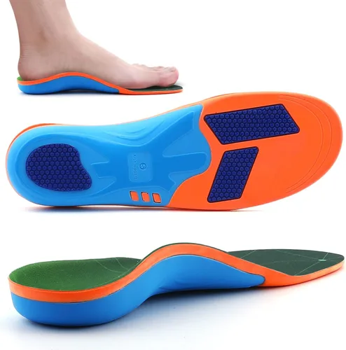 Vista 6 de VALSOLE Plantillas ortopédicas para zapatos para fascitis plantar, plantillas atléticas para correr para mujeres y hombres, plantillas de gel