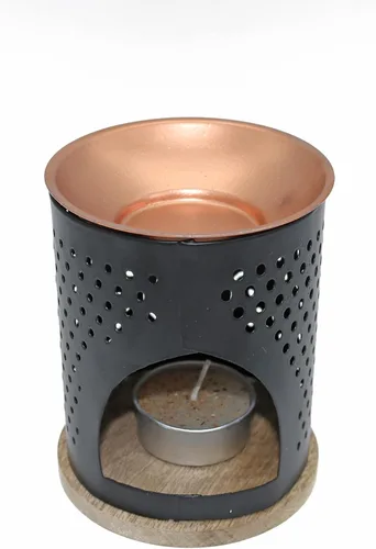 Vista 5 de SOUL STICKS Quemador de aceite de metal, lámpara de fragancia y aroma, quemador de aceite esencial, lámpara de aromaterapia, difusor de aceite 7