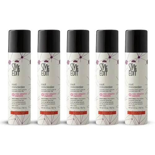 Vista 10 de Style Edit - Corrector de raíces, cubre instantáneamente canas y raíces, calidad de salón de belleza profesional