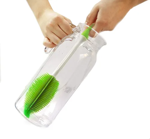 Vista 8 de Norpro Cepillo de botella de silicona, tamaño único, verde