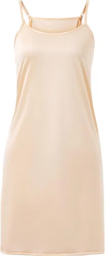 Vista 4 de Coucoland Camisón completo para mujer, con tirantes delgados ajustables, camisón para mujer