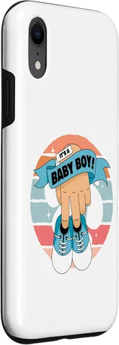 Vista 3 de It's a boy, Pregnancy, New Parents, Gender Reveal Newborn Case for iPhone XR