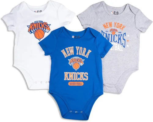 Vista 9 de Ultra Game Conjunto de cuerpo para bebé de la NBA oficial para jóvenes, súper suave, de algodón, paquete de 3 Creeper