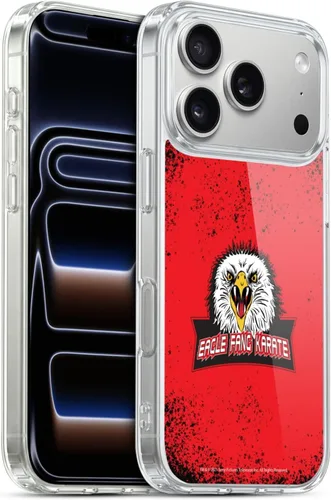 Vista 148 de Head Case Designs Funda de gel suave con licencia oficial de Cobra Kai Eagle Fang Logo Key Art compatible con Apple iPhone 7 Plus/iPhone 8 Plus